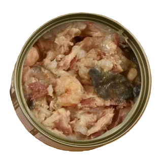 Натуральный влажный корм для кошек Fish4Cats Finest Скумбрия с креветками