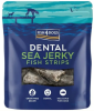 Натуральное лакомство для собак из Кожи Белой Рыбы Fish4Dogs Sea Jerky Рыбные полоски 