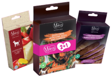 Сет вкусностей №18 для собак Mavsy Freeze dried+ Refined jerky, 2+1