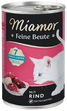 Miamor Feine Beute mit Rind Говядина, беззерновой полнорационный влажный корм для кошек