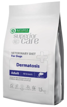 Беззерновий корм для здоров'я шкіри, шерсті собак з лососем Nature's Protection Superior Care