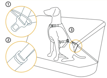 Автошлейка Ruffwear Load Up Синяя