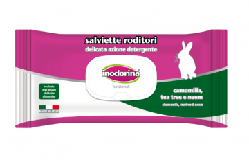 Inodorina Funzionale Roditori - Серветки для гризунів з ромашкою чайним деревом і німом