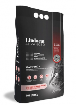 Наполнитель бентонитовый LINDOCAT Advanced Clumping + Active Carbon