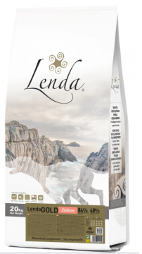 Lenda Gold Salmon - Ленда сухой комплексный корм для собак всех пород с лососем