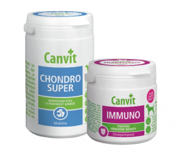 Набор Canvit Chondro Super for dogs 230g + Canvit Imuno 100g