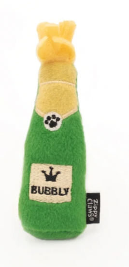 Zippy Paws Игрушка для кошек с мятой бутылка шампанского Catnip Crusherz Bubbly.