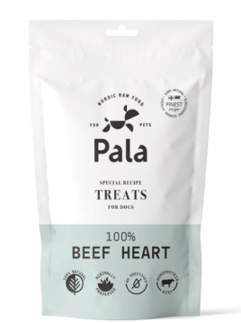 Лакомства Pala Treats Beef heart 100% для собак