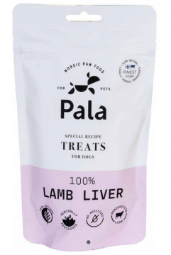 Лакомства Pala Treats Lamb liver 100% для собак