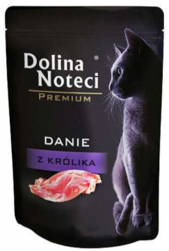 Dolina Noteci Premium Danie Cat Rabit Влажный корм с кроликом для котов и кошек