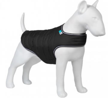 Куртка-накидка для собак AiryVest, L, B 58-70 см, С 42-52 см, чорний