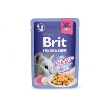 Brit Premium Куриное филе в желе для кошек