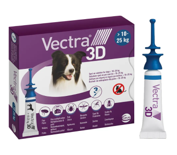 Ceva VECTRA 3D (Вектра 3D) капли на холку для собак от 10 до 25 кг (от внешних паразитов)