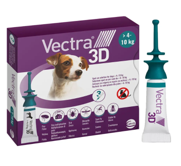 Ceva VECTRA 3D (Вектра 3D) капли на холку для собак от 4 до 10 кг (от внешних паразитов)