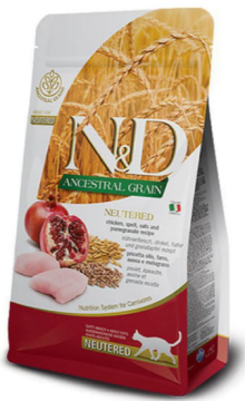 Farmina N&D Low Grain Cat Neutered Chicken Adult