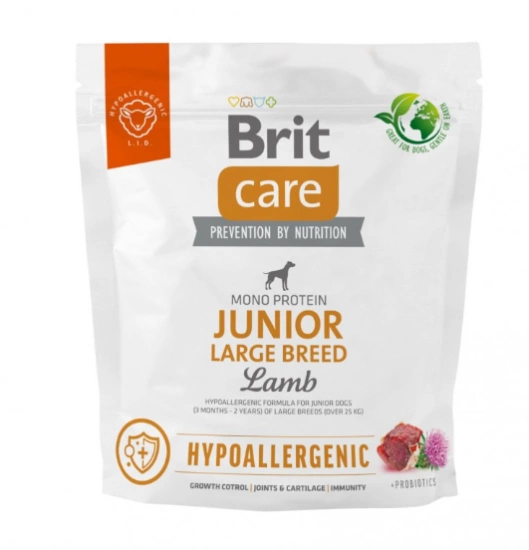 Brit Care Dog Hypoallergenic Junior Large Breed гипоаллергенный с ягненком для щенков крупных пород