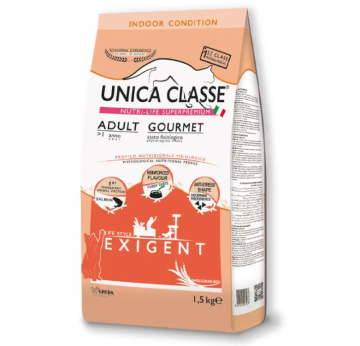 Gheda Unica Alleva Classe Adult Gourmet Exigent Dry - Salmon з лососем