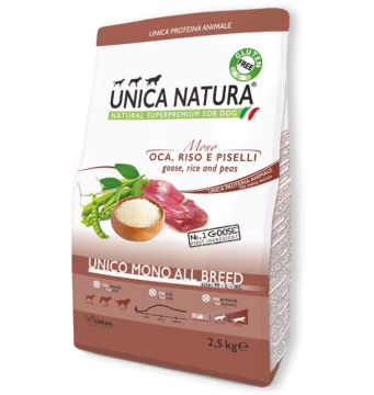 Gheda Unica Natura Unico All breed Mono - Goose з гускою, рисом і горошком