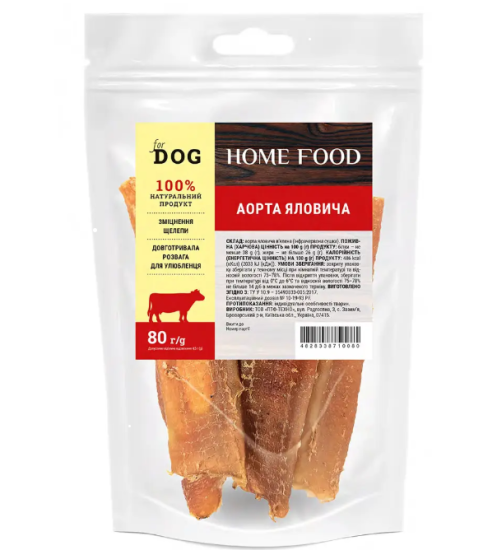 Home Food Ласощі для собак Аорта яловича For DOG