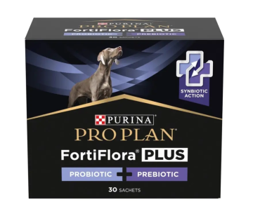 Пробиотик для взрослых собак и щенков Purina Pro Plan FortiFlora Plus для поддержания нормальной миклофлоры кишечника