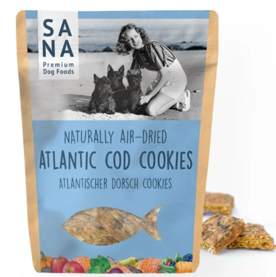 Лакомство для собак SANADOG Печенье с Атлантической треской
