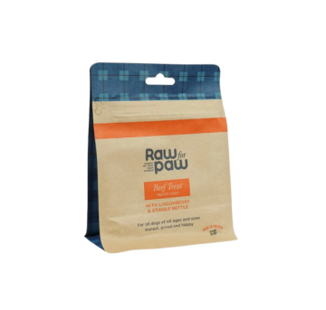 Сублімовані Ласощі для собак Raw for Paw з Яловичини, брусниці та кропиви Freeze-Dried