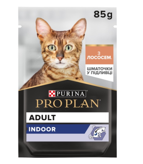 Purina Pro Plan Housecat Nutrisavour Кусочки с лососем для домашних кошек