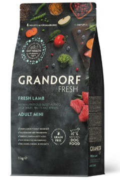Grandorf FRESH LAMB & SWEET POTATO ADULT DOG MINI - сухой корм для взрослых собак малых пород с ягненком и бататом