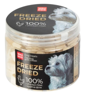 Лакомство для собак WAUDOG Treats Freeze dried Куриное филе