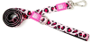 Поводок короткий для собак Max & Molly Short Leash Leopard Pink з леопардовим принтом