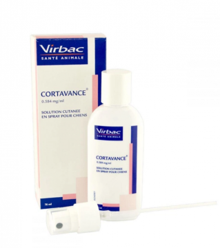Спрей Кортаванс Вірбак Cortavance spray Virbac при сверблячих дерматозах для собак