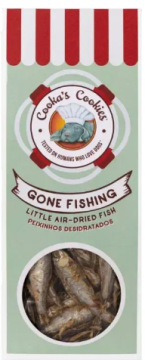 Натуральні сушені ласощі для собак Cooka's Cookies Gone Fishing 100% риба
