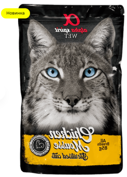 ALPHA SPIRIT Chicken Mousse Sterilised Cats Влажный корм для стерилизованных кошек с курицей