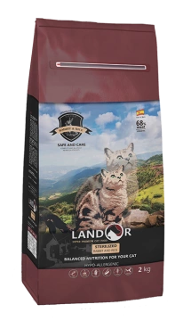 Landor Cat Sterilized & Light із кроликом та рисом