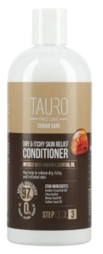 Кондиционер Tauro Pro Line Derma Care Dry & Itchy Skin Relief Conditioner для устранения сухости и зуда кожи собак и кошек 