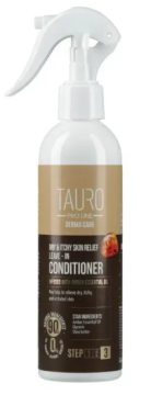 Несмываемый кондиционер Tauro Pro Line Derma Care Dry & Itchy Skin Relief Leave-In Conditioner для собак и кошек, снимающий сухость и кожный зуд кожи