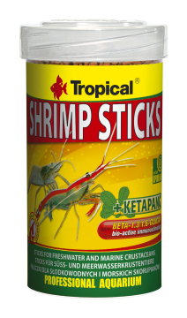 Сухий корм для креветок та раків Tropical в паличках Shrimp Sticks