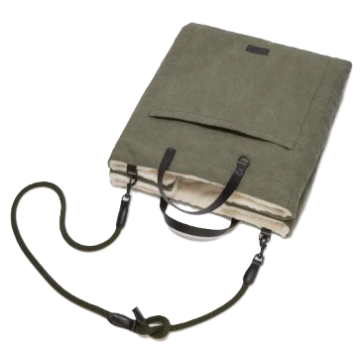 Переносний лежак для собак Cloud7 Travel Canvas Оливковий