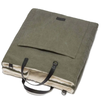 Переносний лежак для собак Cloud7 Travel Canvas Оливковий