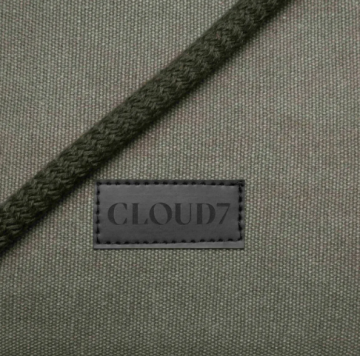 Переносний лежак для собак Cloud7 Travel Canvas Оливковий