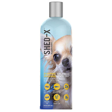 SynergyLabs Shed-X Dog добавка для шерсти собак против линьки