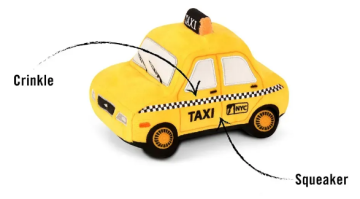 Игрушка для собак Canine Commute Collection - New Yap City Taxi Pet Play