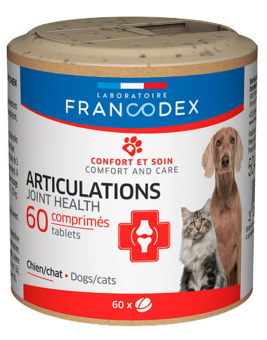 Харчова добавка для здоровʼя суглобів Laboratoire Francodex Joints, для котів і собак