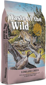 Taste of the Wild Lowland Creek Feline Formula Формула с перепелом и уткой
