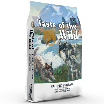 Taste of the Wild Pacific Stream Puppy Formula с копченым лососем для щенков