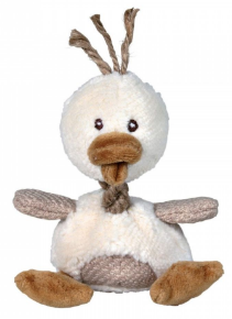 Игрушка Trixie для собак Утка с пищалкой плюш 