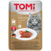 Tomi Птица в томатном желе для кошек, пауч