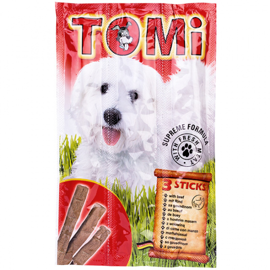 TOMi Sticks Dog Beef Лакомство палочки для собак с говядиной