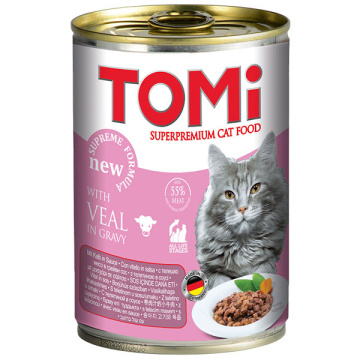 Tomi Телятина в соусі для котів