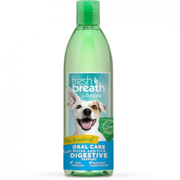 TropiClean Fresh Breath Plus Digestive Добавка в воду "Поддержка пищеварительной системы", с пробиотиком